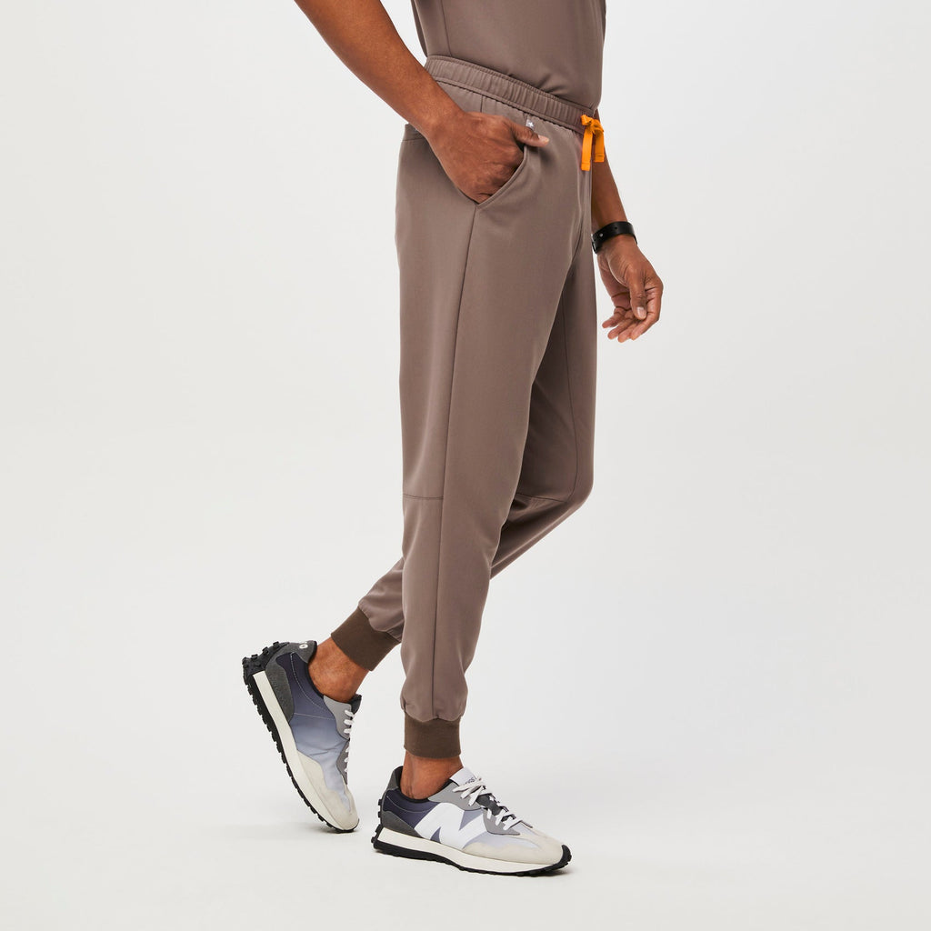 men's Smokey Taupe Tansen™ Short Jogger Scrub Pants Smokey Taupe