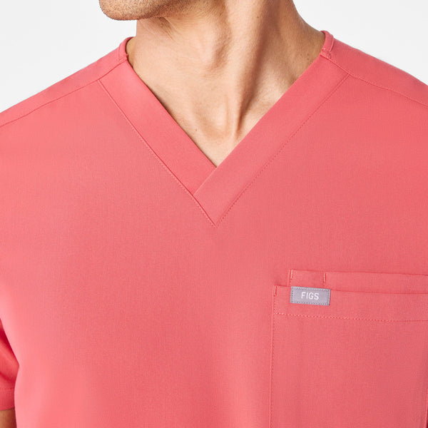 men's Pulmonary Pink Leon -  Scrub Top™