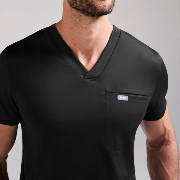 men's Black Logan FORMx V-Neck - Scrub Top™