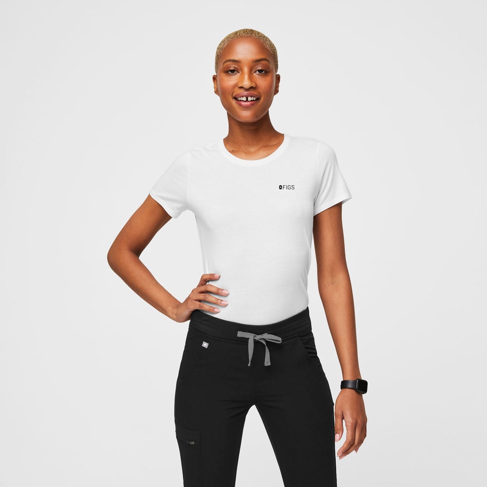 women's White Prick Supersoft - Shortsleeve Underscrub