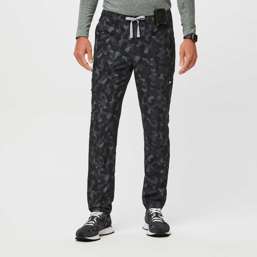 men's Camo Bonsai Slim Cairo™ FREEx™  - Tall Cargo Scrub Pants