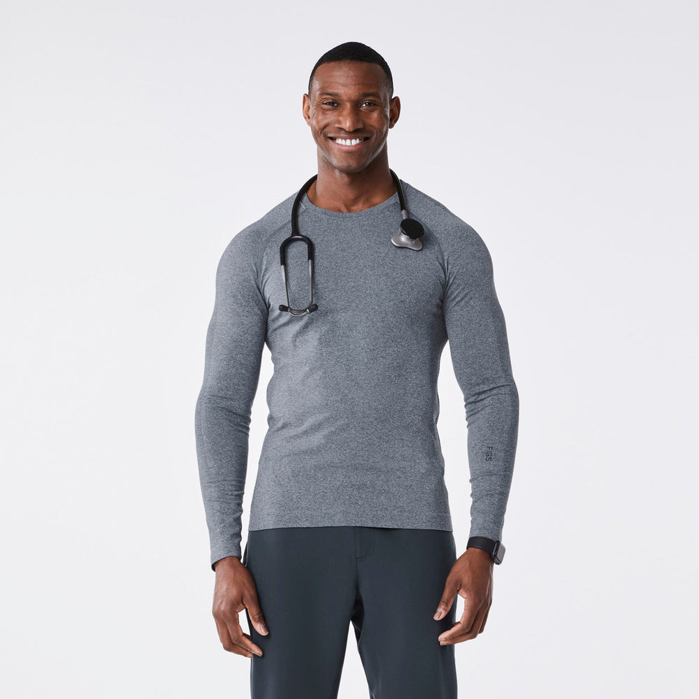 men's Light Dark Harbor Makato Seamless - Longsleeve Underscrub