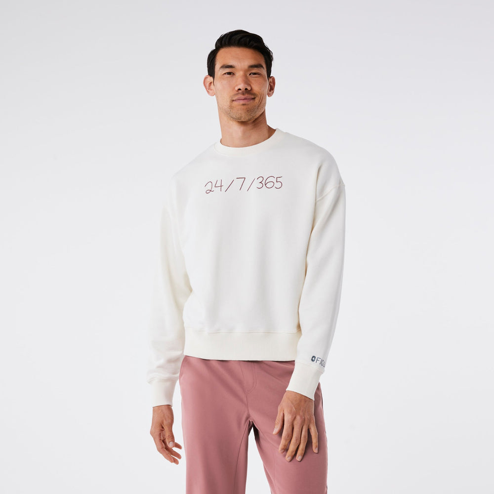 unisex Cream FIGS | Lingua Franca 24/7/365 - Sweatshirt