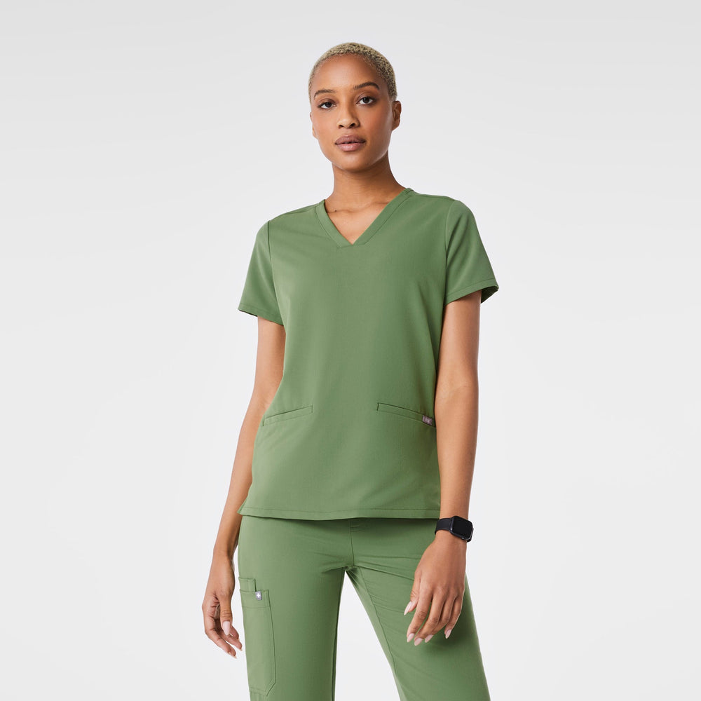women's Fern Casma - Three-Pocket Scrub Top‚Ñ¢