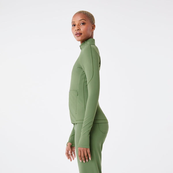 women's Fern ContourKnit Scrub Jacket‚Ñ¢