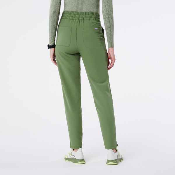 women's Fern High Waisted Lille Tapered - Petite Scrub Pant