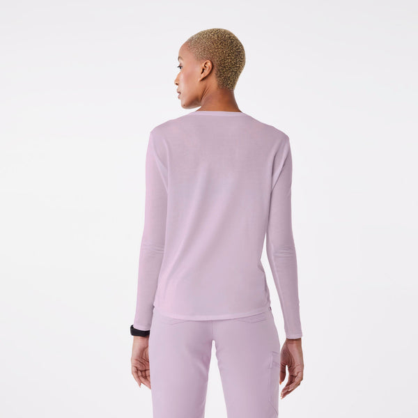 women's Lavender Haze Nurses Heart Supersoft - Longsleeve Underscrub