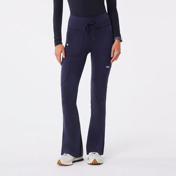 women's Navy High Waisted Seville Flare - ScrubLegging‚Ñ¢