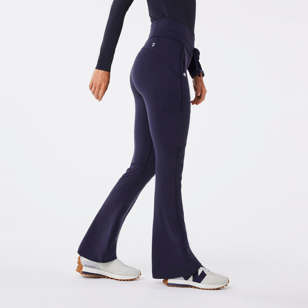 women's Navy High Waisted Seville Flare - ScrubLegging‚Ñ¢