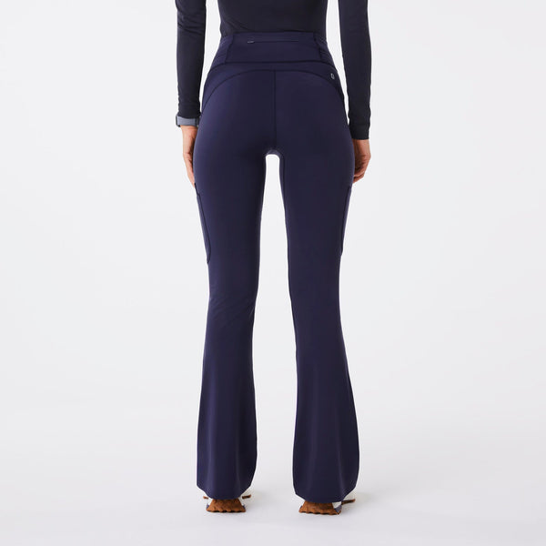 women's Navy High Waisted Seville Flare - ScrubLegging‚Ñ¢