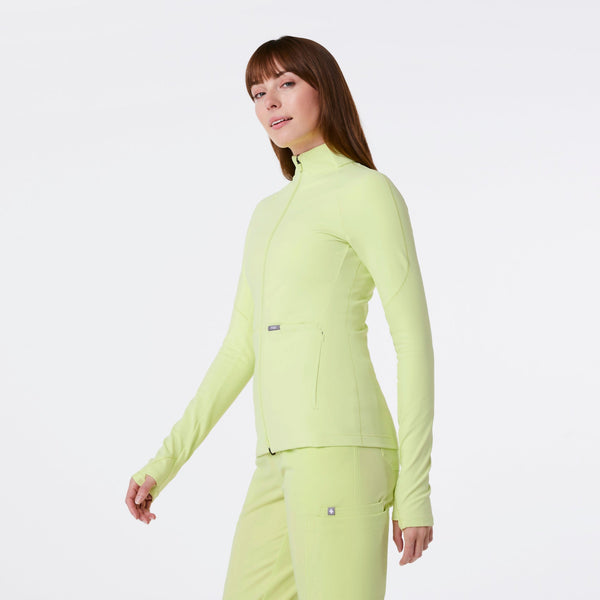 women's Sea Mist ContourKnit Scrub Jacket‚Ñ¢