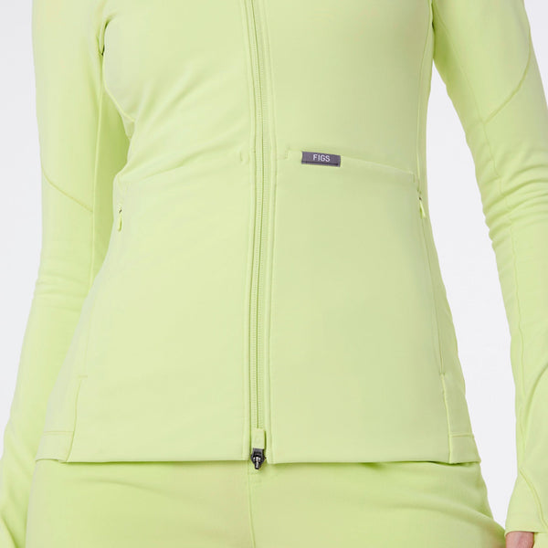 women's Sea Mist ContourKnit Scrub Jacket‚Ñ¢