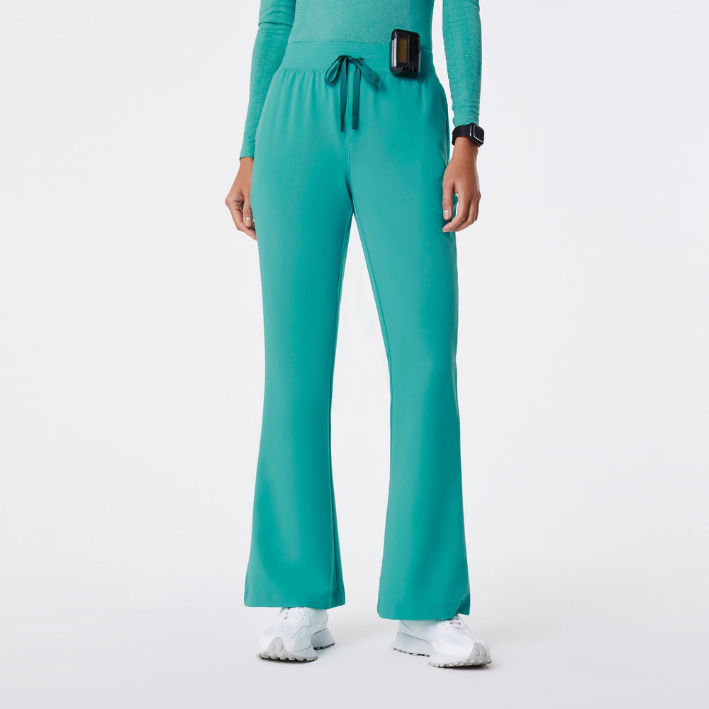 women's Oasis Cordova High Waisted Flare - Tall Scrub Pant