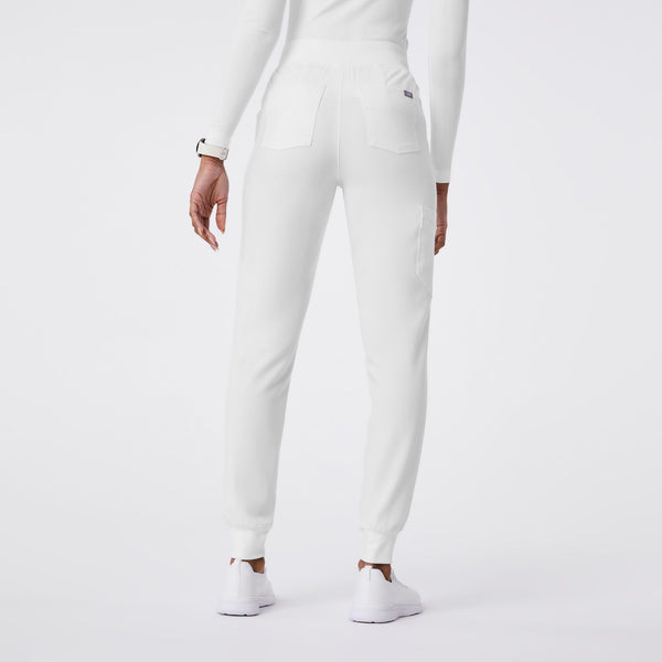 women's Optic White High Waisted Zamora - Jogger Scrub Pant‚Ñ¢