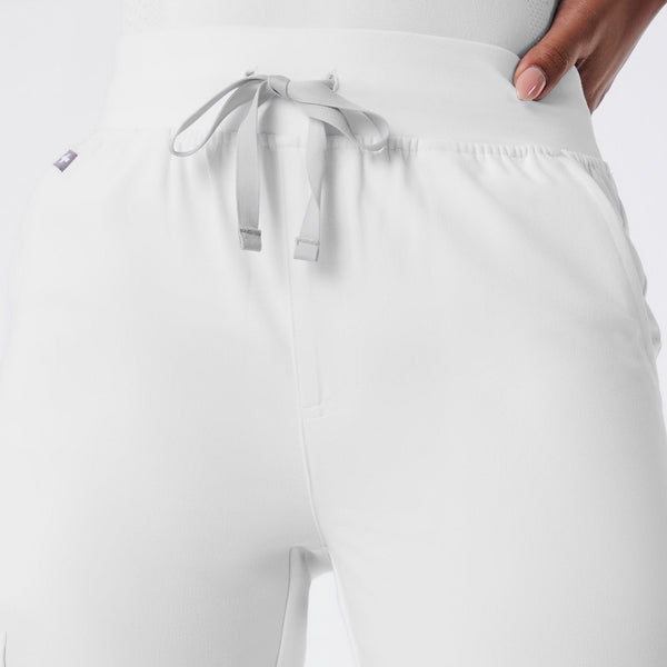 women's Optic White High Waisted Zamora - Jogger Scrub Pant‚Ñ¢