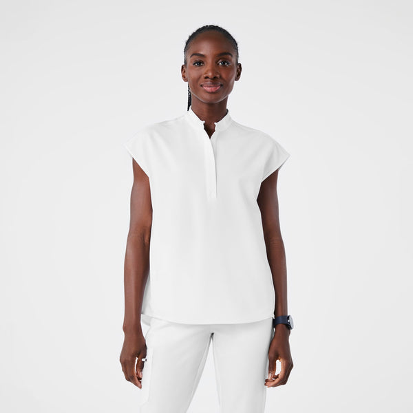 women's Optic White Rafaela - Oversized Scrub Top‚Ñ¢