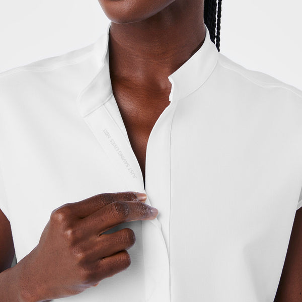 women's Optic White Rafaela - Oversized Scrub Top‚Ñ¢