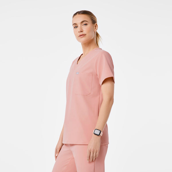 women's Pink Sand Catarina - One-Pocket Scrub Top™