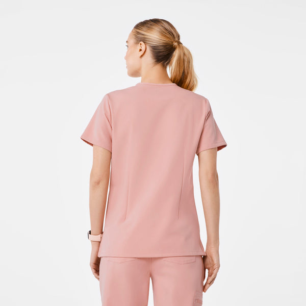 women's Pink Sand Catarina - One-Pocket Scrub Top™