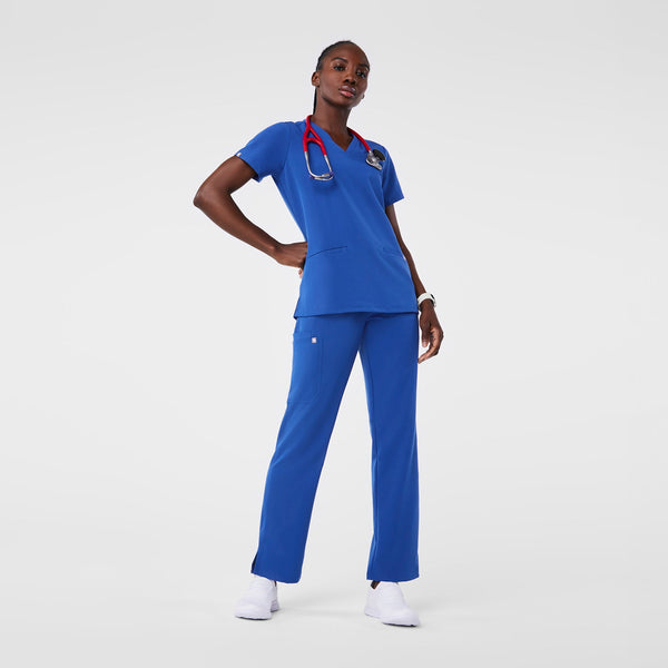 women's Winning Blue Casma - Three-Pocket Scrub Top‚Ñ¢