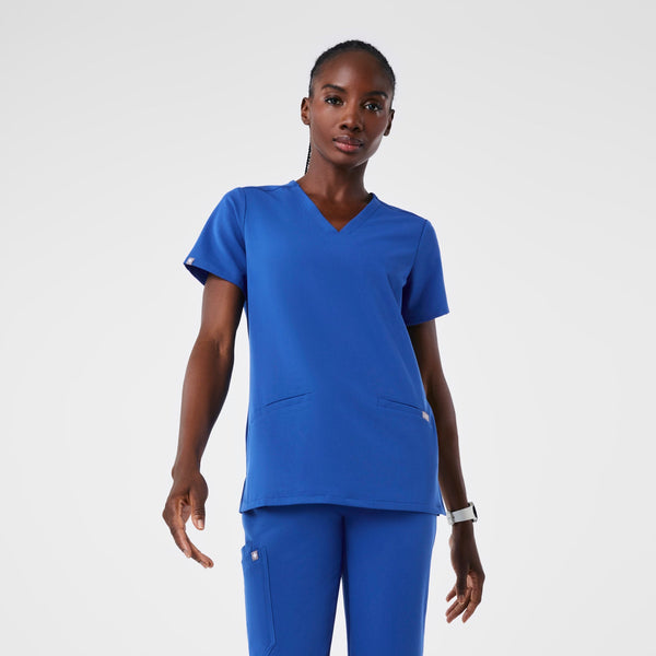 women's Winning Blue Casma - Three-Pocket Scrub Top‚Ñ¢