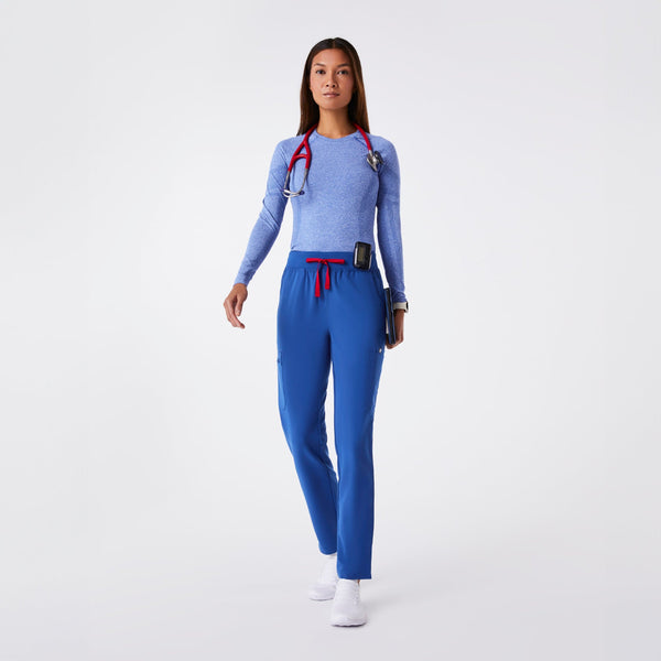 women's Winning Blue High Waisted Yola - Petite Skinny Scrub Pant‚Ñ¢