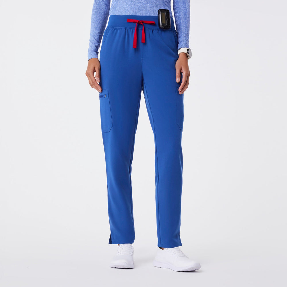 women's Winning Blue High Waisted Yola - Petite Skinny Scrub Pant‚Ñ¢