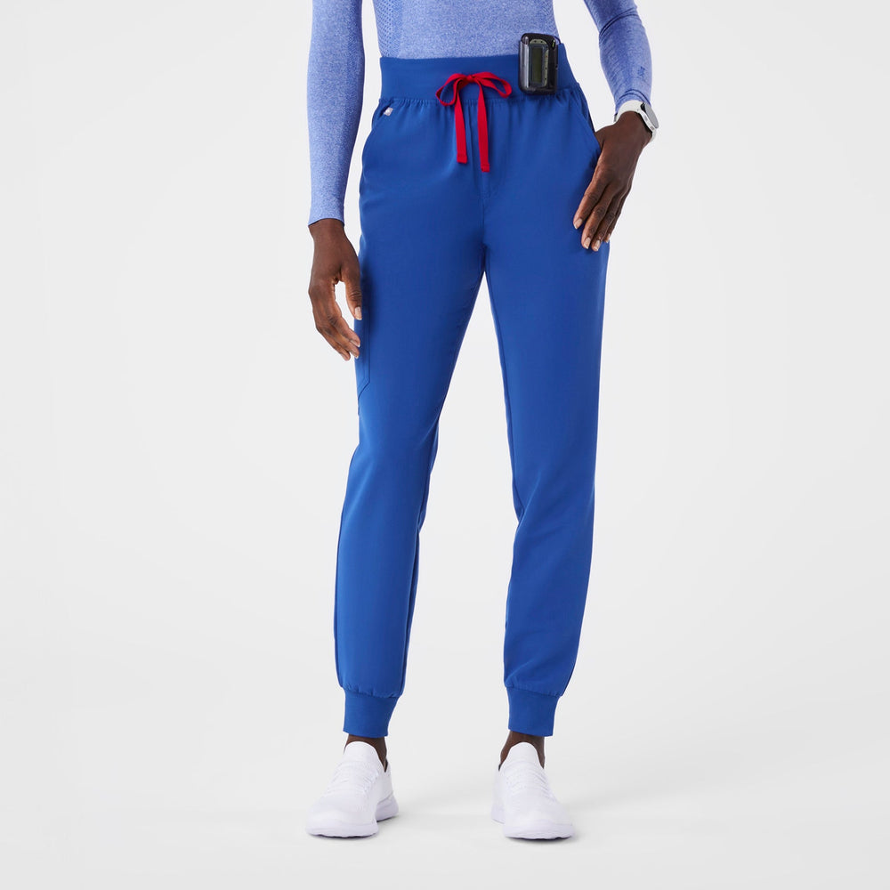 women's Winning Blue High Waisted Zamora - Petite Jogger Scrub Pant‚Ñ¢