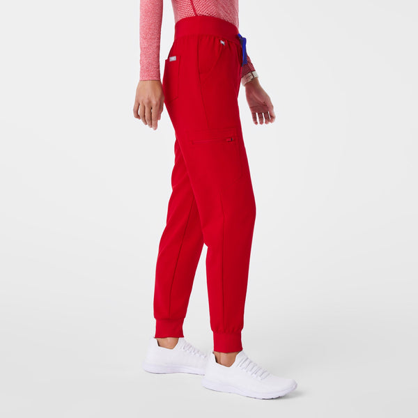 women's Winning Red High Waisted Zamora - Tall Jogger Scrub Pant‚Ñ¢