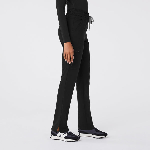 women's Black High Waisted Dowa - Tall Scrub Pant