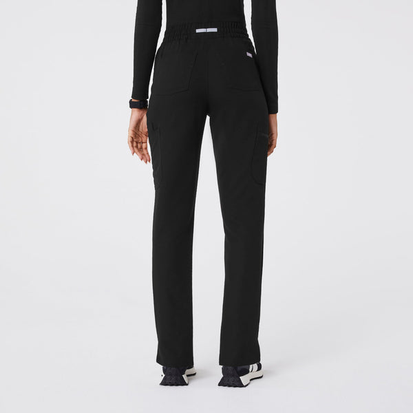 women's Black High Waisted Dowa - Tall Scrub Pant