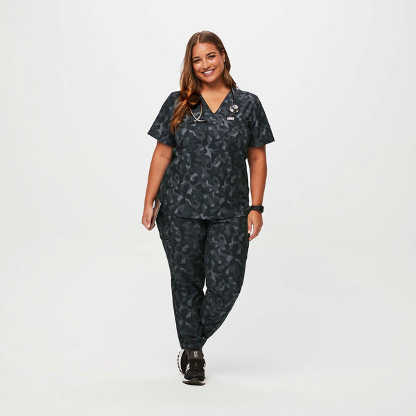 women's Camo Bonsai Catarina™ FREEx™ - One-Pocket Scrub Top