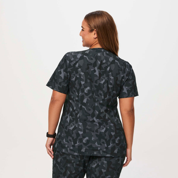 women's Camo Bonsai Catarina™ FREEx™ - One-Pocket Scrub Top