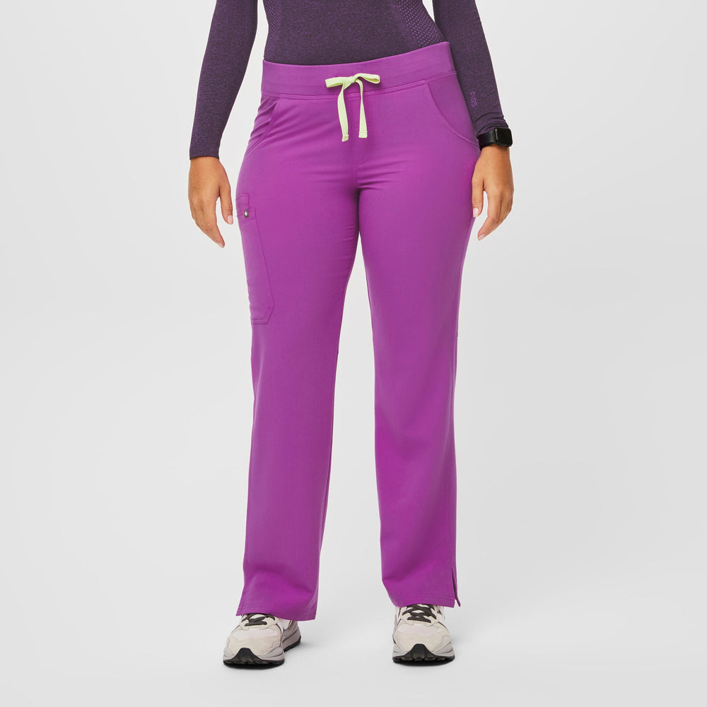 women's Purple Jolt Kade™ - Petite Cargo Scrub Pants (3XL - 6XL)
