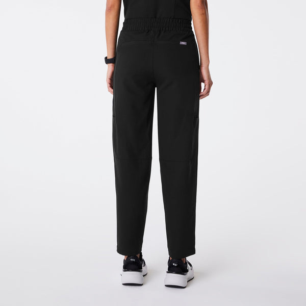 women's Black High Waisted Sheridan - Relaxed Barrel Scrub Pant