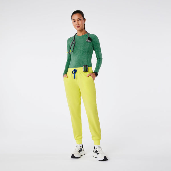 women's Match Point Green Salta Seamless - Longsleeve Underscrub