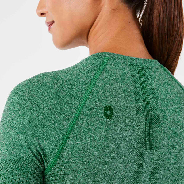 women's Match Point Green Salta Seamless - Longsleeve Underscrub