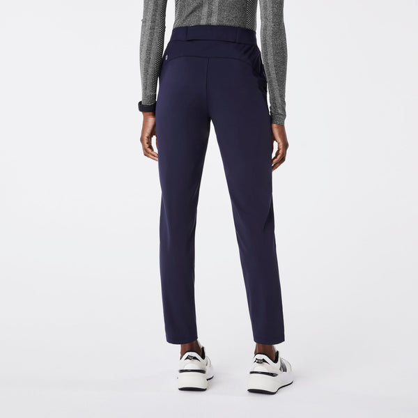 women's Navy High Waisted ContourKnit Scrub Pant‚Ñ¢