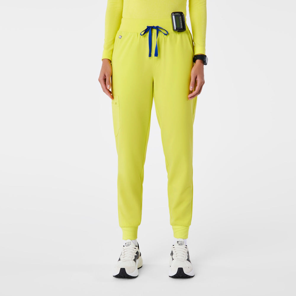 women's Serving Lime High Waisted Zamora - Petite Jogger Scrub Pant‚Ñ¢