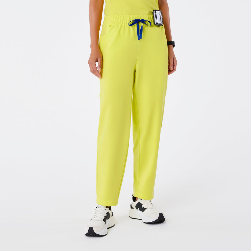 women's Serving Lime High Waisted Sheridan - Tall Relaxed Barrel Scrub Pant