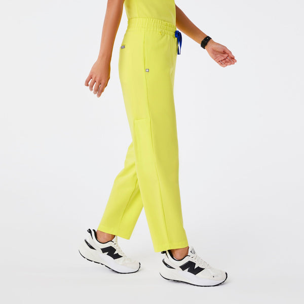 women's Serving Lime High Waisted Sheridan - Relaxed Barrel Scrub Pant