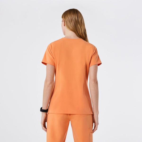 women's Shaka Orange Catarina - One-Pocket Scrub Top‚Ñ¢