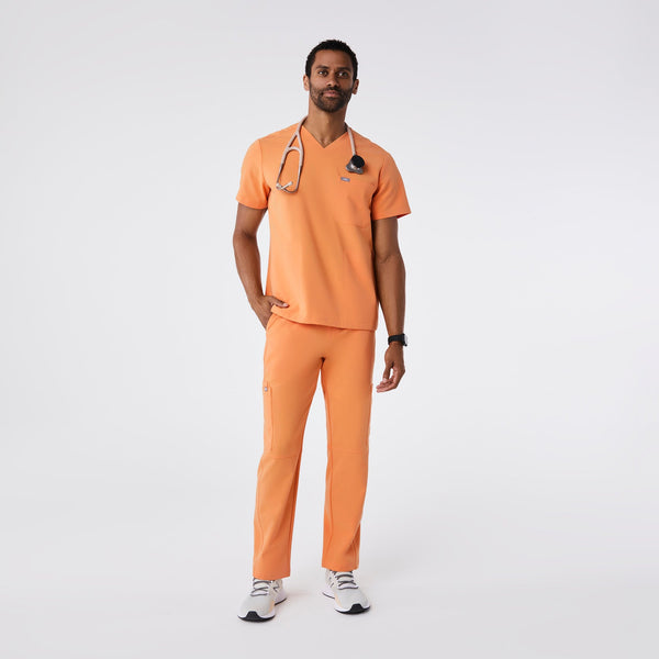 men's Shaka Orange Chisec - Three-Pocket Scrub Top‚Ñ¢