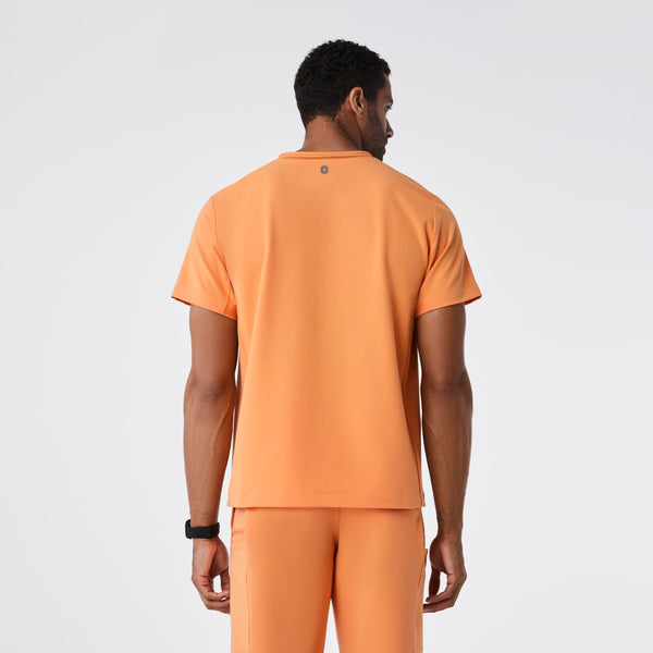 men's Shaka Orange Howard V-Neck - Scrub Top