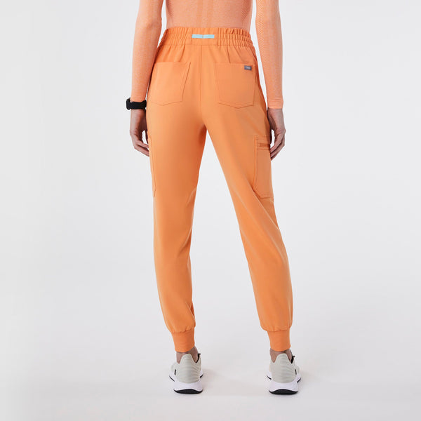 women's Shaka Orange High Waisted Uman Relaxed - Jogger Scrub Pant