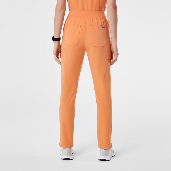 women's Shaka Orange High Waisted Yola - Petite Skinny Scrub Pant‚Ñ¢