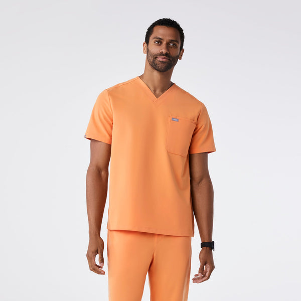 men's Shaka Orange Leon - Three-Pocket Scrub Top‚Ñ¢