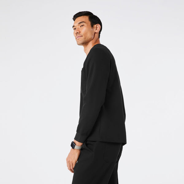 men's Black Leon Longsleeve - Scrub Top‚Ñ¢