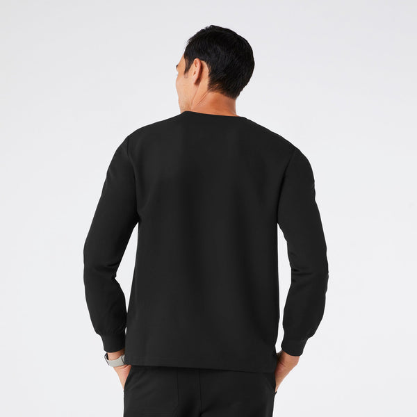 men's Black Leon Longsleeve - Scrub Top‚Ñ¢