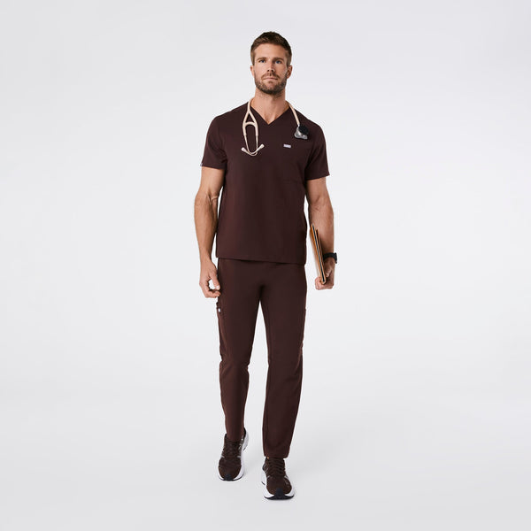 men's Espresso Chisec - Three-Pocket Scrub Top‚Ñ¢